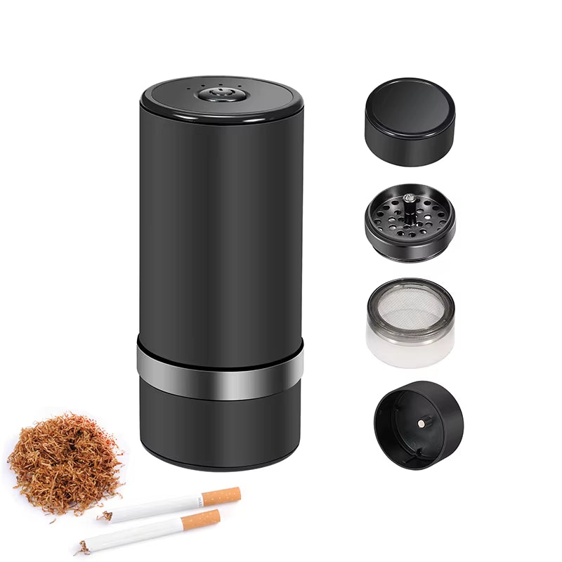 Automatic Electric Tobacco Herb Grinder Mini USB Herbal Spice Mills Smoke Grass Crusher Smoking Accessories