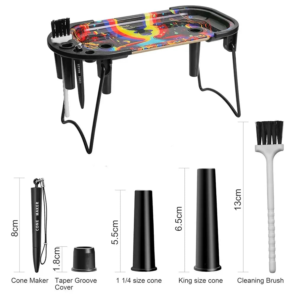 Metal Rolling Tray Cone Loader Filler Pre Roll Machine