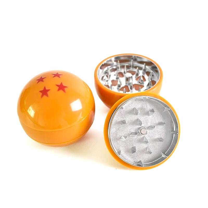 Herb Grinder 3 Layers Tobacco Grusher with Metal Sharp Teeth Pokeball Cute Grinder Herbal Smoking Accessories Cool Gadget