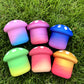 Portable 4-Layer Mushroom Grinder Spice Grinder Colorful, Durable Plastic & Metal, Ideal for Daily Use & Cleaning Supplies