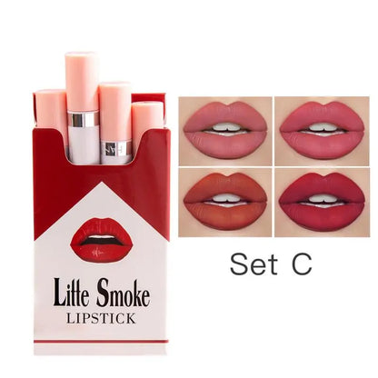 4 Colors Velvet Matte Cigarette Lipstick 