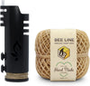 Premium Hemp Wick Bundle: 200 FT Beeline Roll +  Lighter (Black) for an Eco-Friendly Experience