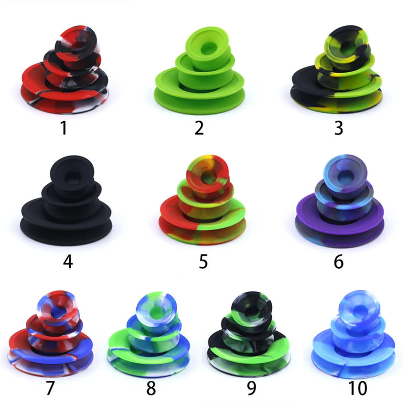 Silicone Cleaner Caps for Glass Water Pipes