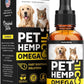 Hеmp and Salmon Oil for Dogs Skin Coat Hеalth 3 6 9 Omega