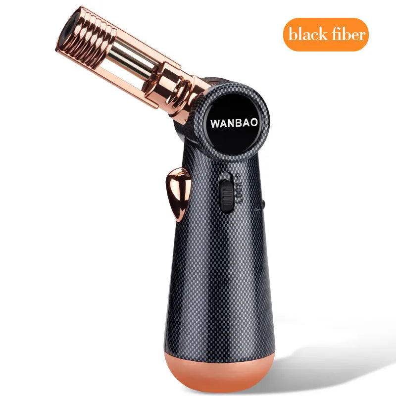 Torch Gas Windproof BBQ Kitchen Cooking Jet Turbo Cigar Lighter High Capacity Spray Gun Jewelry Metal Welding Gifts for Men