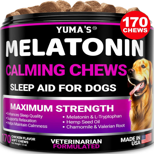 Melatonin Calming Chews for Dogs Stress