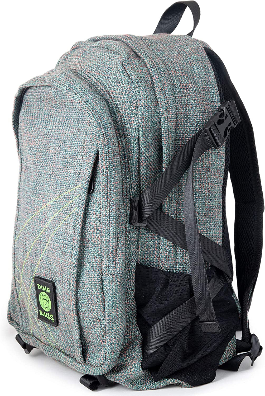 - Classic Backpack - Backpack for All Genders - Includes & Airtight (Hemp Material, Aqua)