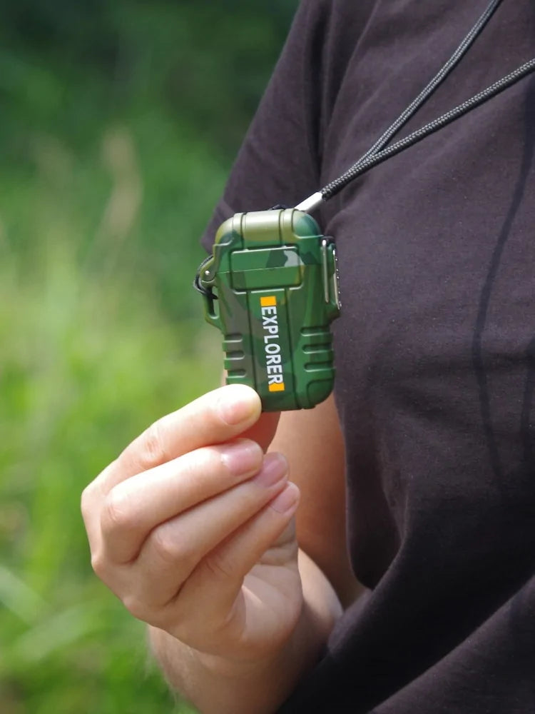 Sleek Waterproof USB Plasma Lighter