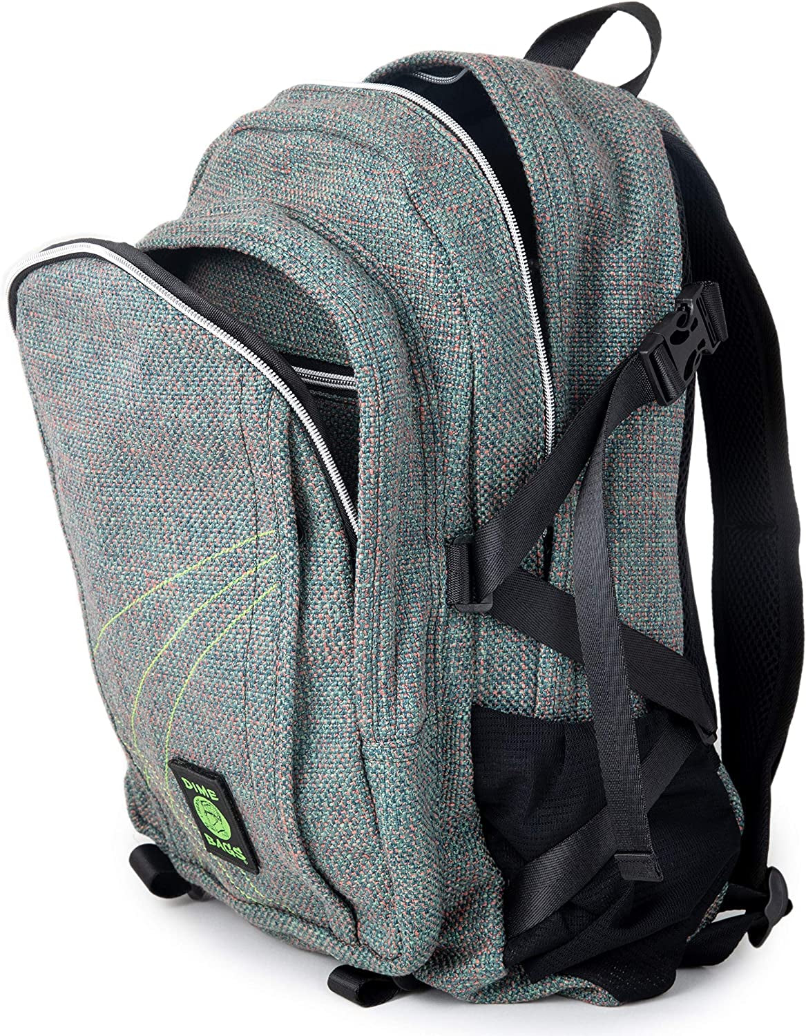 - Classic Backpack - Backpack for All Genders - Includes & Airtight (Hemp Material, Aqua)