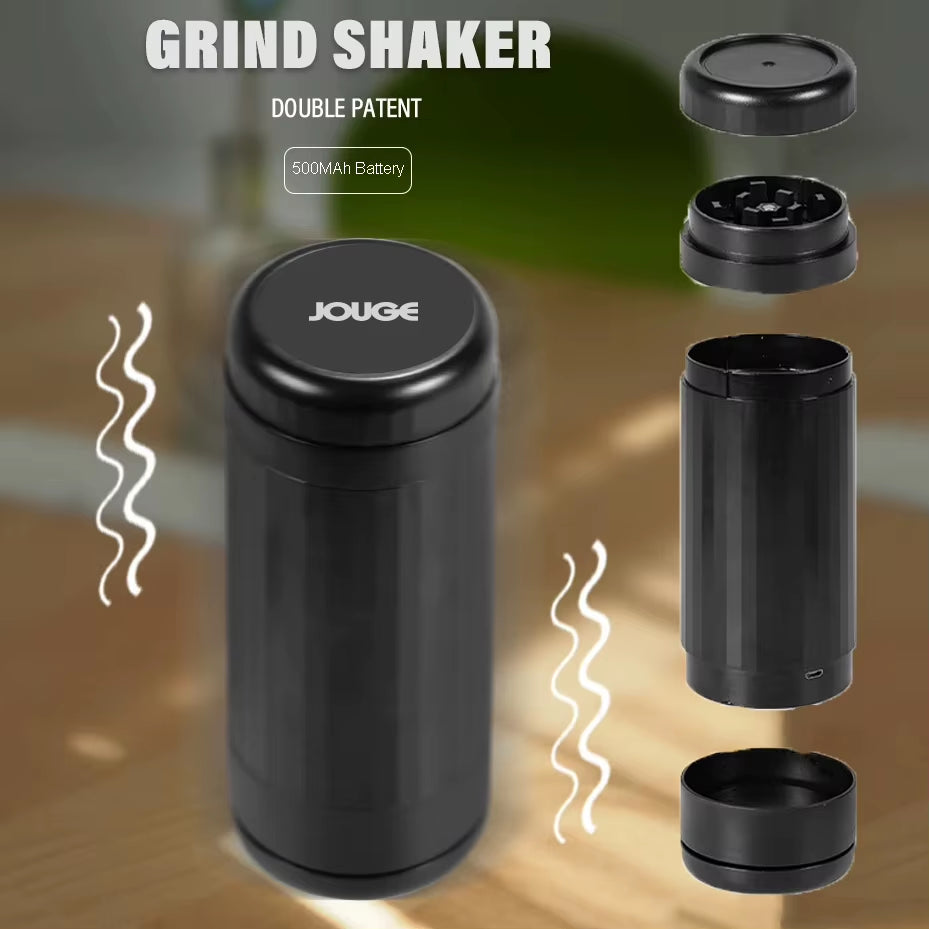 2 in 1 Electric Tobacco Filling Grinder High Power 500Mah USB Rechargeable Grass Automatic Shaker Filler Smoking Accessories