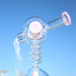 Approx. 11" Spiral Mushroom Recycler Water Pipe W/ Circ Perc