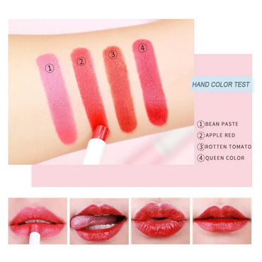 4 Colors Velvet Matte Cigarette Lipstick 